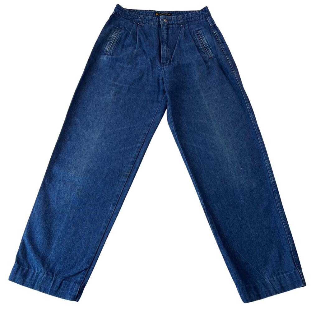 Liz Claiborne Sport Vintage Tapered Leg Blue Jeans 27X27 high waisted